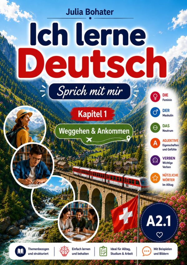 Ich lerne Deutsch. Sprich mit mir. Kapitel 1 Weggehen & Ankommen